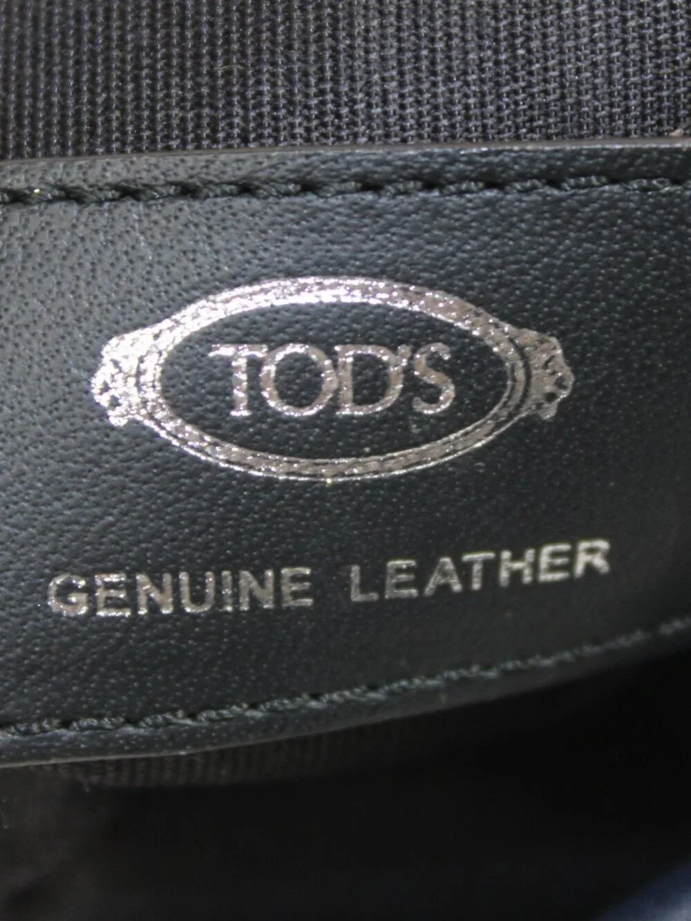 Tod’s Rare Suede Cylinder Bottle Bag Navy Brown Leather Cross Body Mini Italy